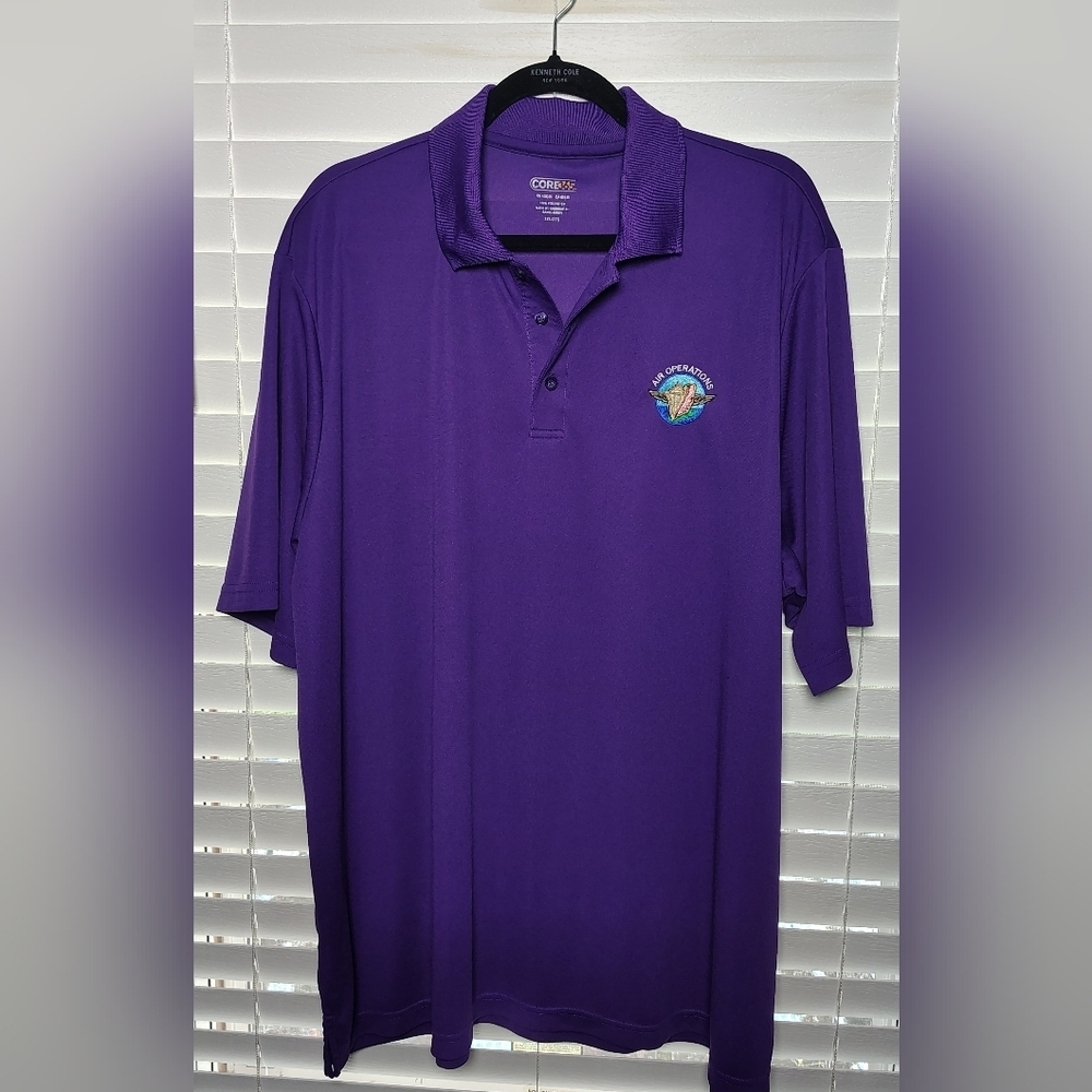 Air Force Men's Polo in Rich Purple 3xl